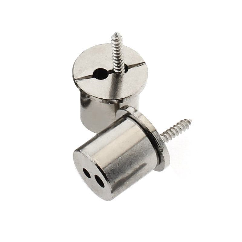 Conector para atornillar al techo y pasar el cable electrificado de forma sencilla sin necesidad de caja de conexiones.
