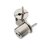 Conector para atornillar al techo y pasar el cable electrificado de forma sencilla sin necesidad de caja de conexiones.