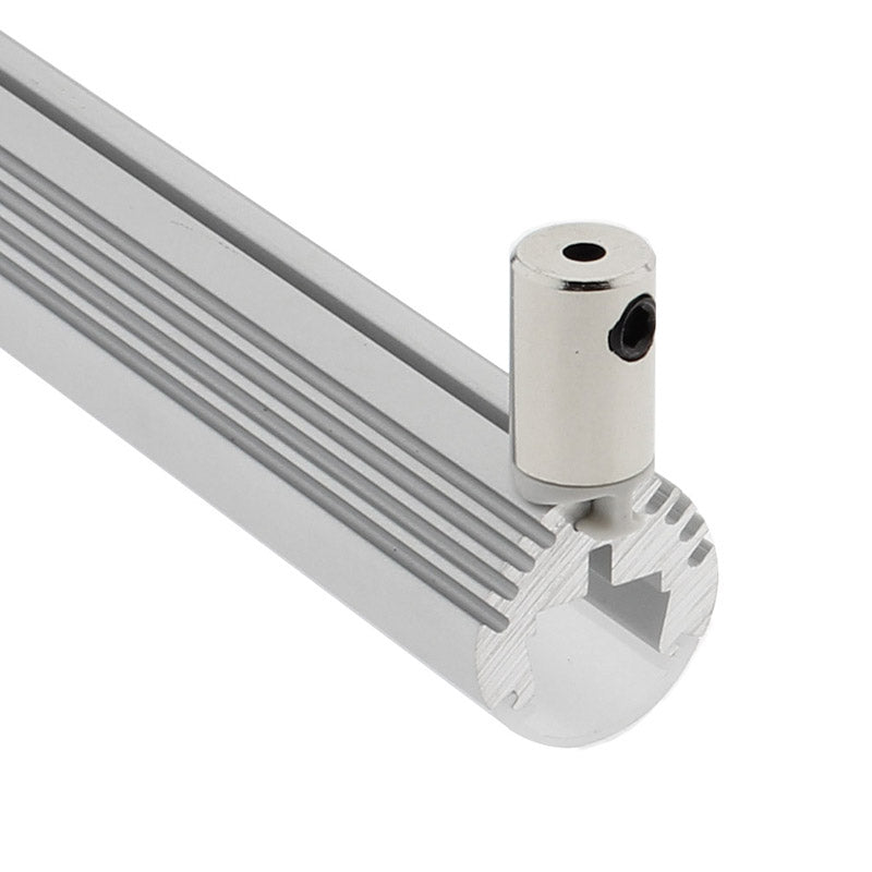 Conector para sujetar el perfil con el cable de suspensión. También permite utilizarlo para pasar el cable elecrificado para alimentar a la tira led instalada en el perfil.