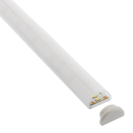 Kit que incluye las tapas de cierre derecha e izquierda del perfil led MOON.