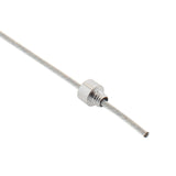 Kit que incluye 3 prisioneros metálicos en forma de cilindro fabricados en acero cromado para perfiles redondos CYCLE para el paso de cables + 3 tornillos allen para aprisionar el cable + 1 llave allen. 