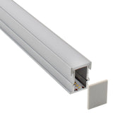 Kit que incluye las tapas de cierre derecha e izquierda del perfil led STEP.