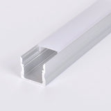 Kit que incluye perfil de aluminio, cubierta opal y tapas laterales. Para proteger y ocultar las tiras led, lo que permite realizar instalaciones profesionales, limpias y con estilo.
