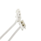 Conector AMP Macho-Hembra 2 Pin con cable 15cm de longitud