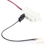 Conector AMP Macho-Tira led 10mm, cable 15cm de longitud