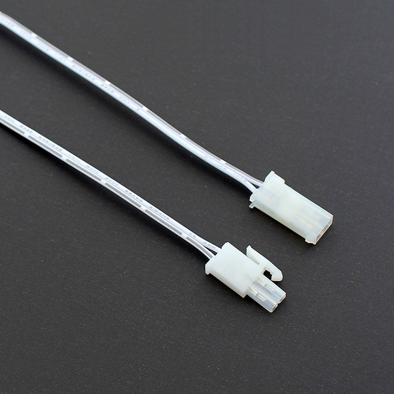 Conector AMP Macho-Hembra 2 Pin con cable 15cm de longitud