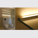 Kit que incluye perfil de aluminio, cubierta opal y tapas laterales. Para proteger y ocultar las tiras led, lo que permite realizar instalaciones profesionales, limpias y con estilo.