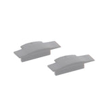 Kit que incluye perfil de aluminio, cubierta opal y tapas laterales. Para proteger y ocultar las tiras led, lo que permite realizar instalaciones profesionales, limpias y con estilo.