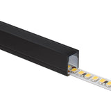 Kit que incluye perfil de aluminio, cubierta opal, clips de sujección y tapas laterales. Para proteger y ocultar las tiras led, lo que permite realizar instalaciones profesionales, limpias y con estilo.