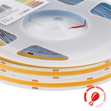 Tira LED con el nuevo Chip COB que ofrece iluminación lineal continua sin puntos. Incorpora cinta adhesiva 3M-térmica de máxima calidad para colocar la tira en cualquier superficie. Especialmente indicada para realzar los alimentos frescos: carnes, frutas.