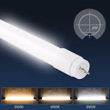 Fabricado con difusor de cristal opal. El nuevo tubo led con chip LED SMD2835 emite menos calor por lo que aumenta la vida útil con encendido continuo. Sustituyen a los tubos fluorescentes convencionales, ahorrando más del 60% de electricidad, no emite parpadeos ni radiaciones ultravioleta y su encendido es inmediato. Son de fácil sustitución, no requieren mantenimiento y aseguran una alta durabilidad.