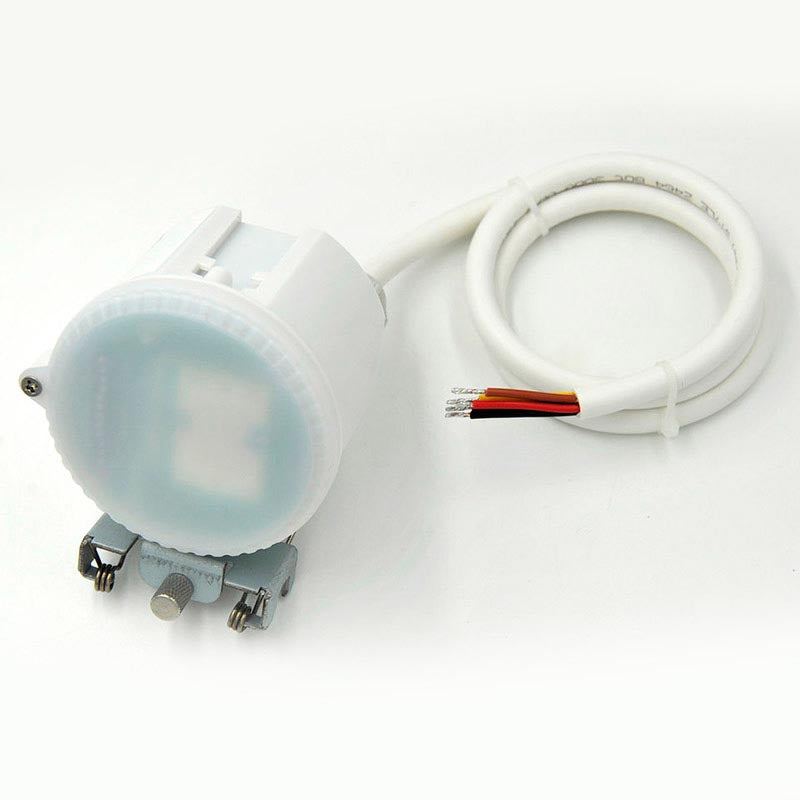 El Sensor de movimiento MerrytekMC054 RC - AV está especialmente diseñado para acoplar a campanas industriales LED con regulación 1-10V. Con tecnología de detección con sistema HF de 5.8GHz, hasta 15 metros de instalación en altura, compatible con sonda crepuscular MS01 y mando a distancia MH01.