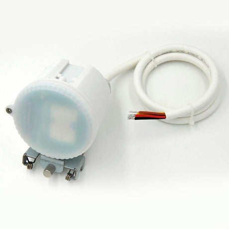 El Sensor de movimiento MerrytekMC054 RC - AV está especialmente diseñado para acoplar a campanas industriales LED con regulación 1-10V. Con tecnología de detección con sistema HF de 5.8GHz, hasta 15 metros de instalación en altura, compatible con sonda crepuscular MS01 y mando a distancia MH01.