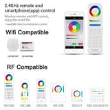 Panel led que ofrece todas las posibilidades de luz en una única luminaria, desde blanco cálido, neutro y frío (desde 2700K hasta 6500K), hasta RGB fácilmente configurable con su mando a distancia RF incluido. Con un único mando puede controlar varios paneles led y crear un ambiente de luz distinto para cada necesidad.