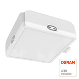 El conector led integrado cuadrado con chip OSRAM ha sido diseñado específicamente para su uso en las regletas lineales LINELUX. Gracias a su forma cuadrada, es posible enlazar hasta cuatro regletas de forma continua. 