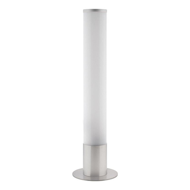 Columna de luz con en base de acero y cubierta circular opal con una potente luminosidad regulable con el mando a distancia incluido. Luminaria exclusiva para crear ambientes únicos en cualquier lugar. Incluye mando a distancia RF para apagar/encender, controlar el color de luz , la intensidad y efectos de la luz. Color RGB + blanco dual (3000K-6000K)