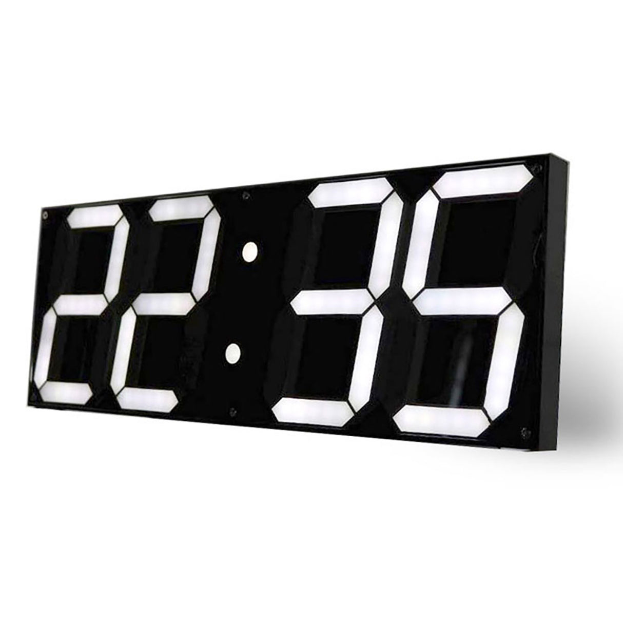 Nueva versión del Reloj digital con mando a distancia de grandes dimensiones (45cm) con diseño minimalista. Incorpora múltiples funciones adicionales como termómetro, calendario, alarma, cuenta atrás, etc. Con sensor crepuscular que ajusta automáticamente el brillo a la luz ambiente. Es el reloj perfecto!