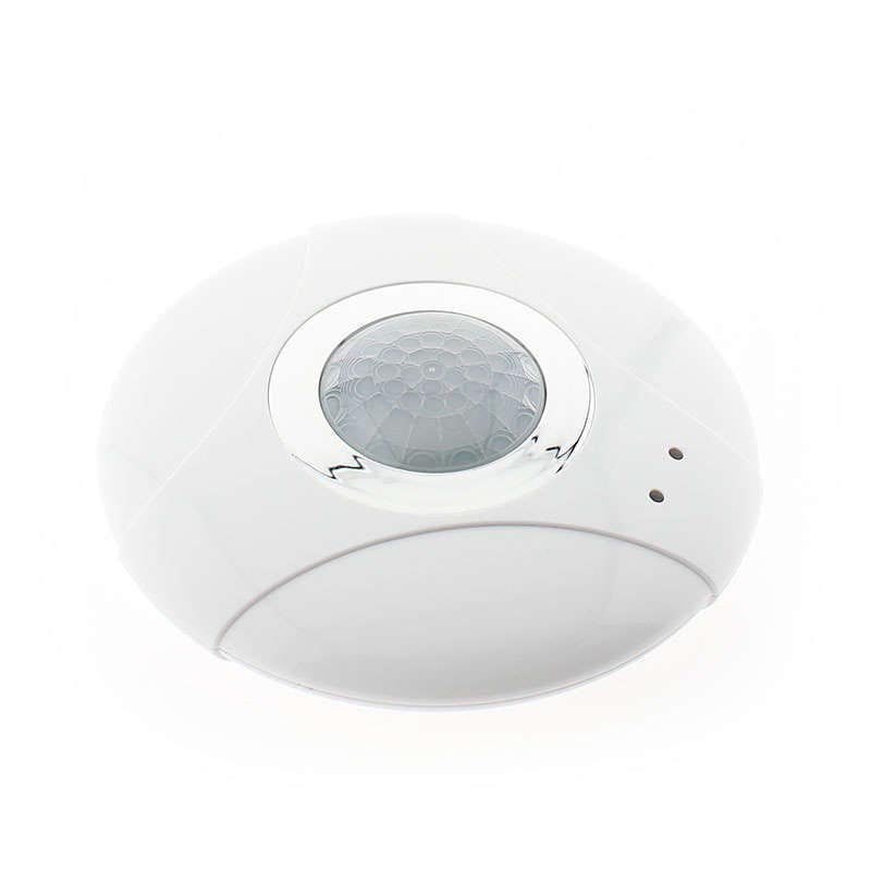 Sensor multifunción de movimiento y luminosidad que transfiere las señales recogidas a señal DALI para una fácil configuración con el resto de dispositivos de la instalación DALI. 