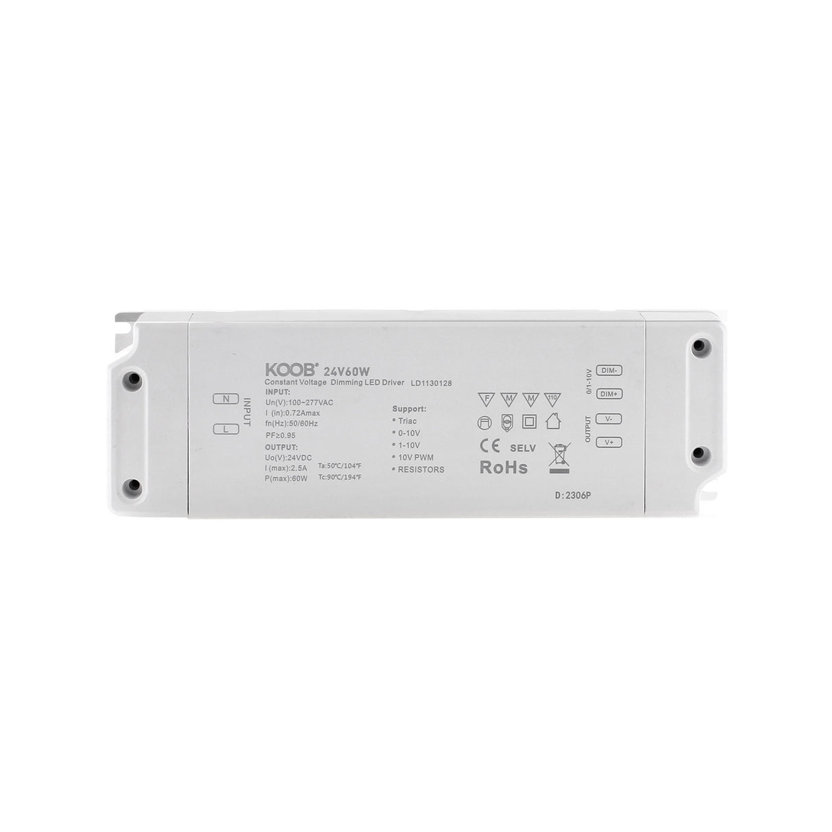 Fuente de alimentación SLIM con regulación 5 en 1: 0-10V, 1-10V, 10V PWM, TRIAC DIM, Resistance DIM. Libre de parpadeo, regulación 0-100%, Regulación led 1%. Ideal para regulación de tiras led DC24V, con posibilidad de añadir sondas crepusculares 0-10V, mandos y reguladores 0-10V, TRIAC, etc.