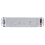 Fuente de alimentación SLIM con regulación 5 en 1: 0-10V, 1-10V, 10V PWM, TRIAC DIM, Resistance DIM. Libre de parpadeo, regulación 0-100%, Regulación led 1%. Ideal para regulación de tiras led DC24V, con posibilidad de añadir sondas crepusculares 0-10V, mandos y reguladores 0-10V, TRIAC, etc.