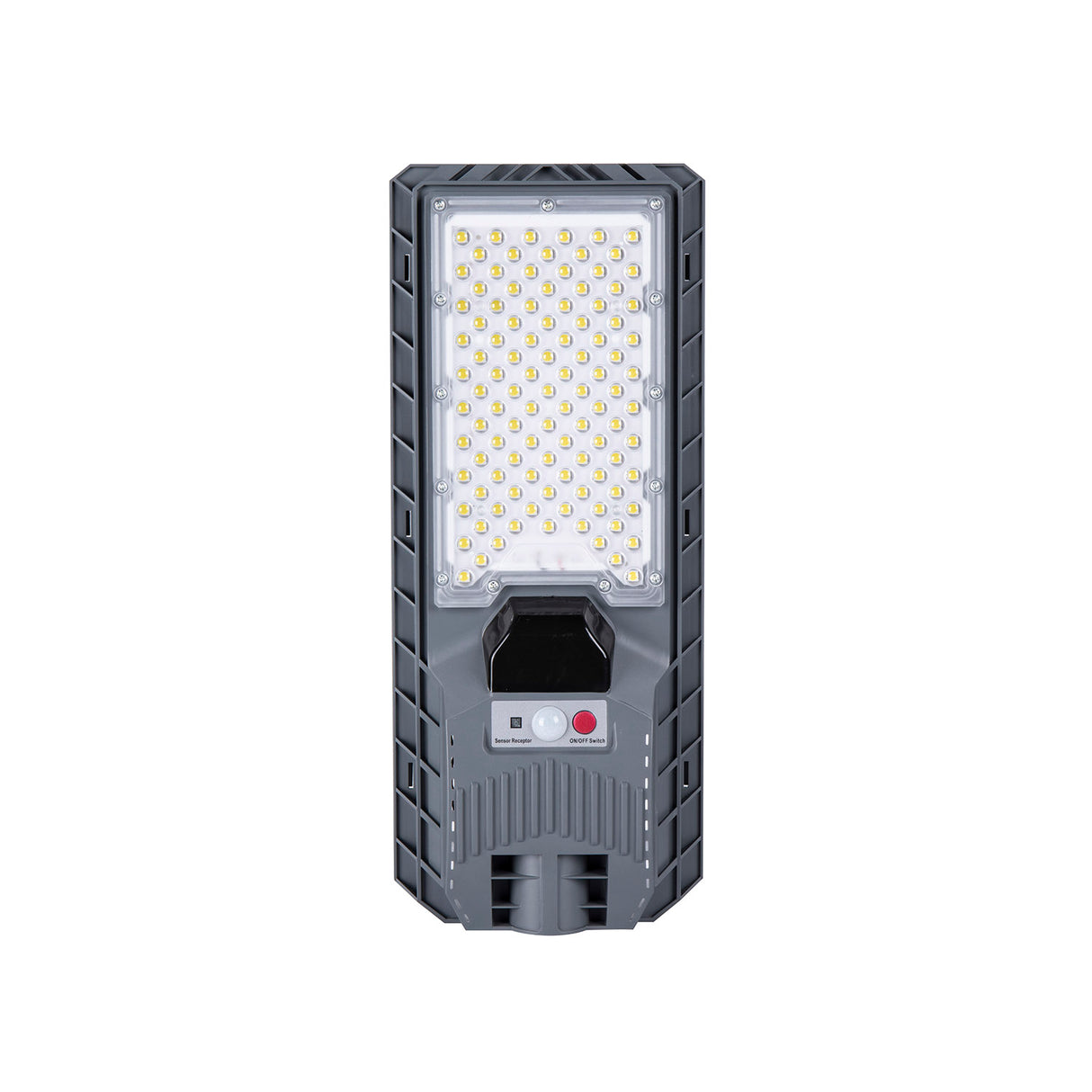 Farola LED que incorpora un sistema de alumbrado autónomo mediante energía solar. Incorpora sensor de luminosidad y movimiento.  Ideal para su instalación donde la red de energía eléctrica no puede llegar. Incluye mando a distancia para su control y configuración.