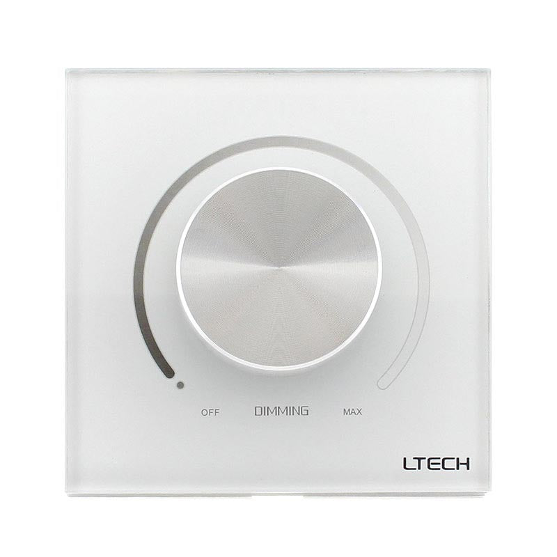 Dimmer de LTECH con tres tipos de regulación 1-10V para la regulación de intensidad de fuentes, driver o balastos con entrada 0/1-10V.