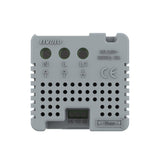 Mecanismo sencillo de 1 cuerpo con termostato de color blanco y display digital táctil para controlar fácilmente la temperatura de la calefacción. Con cuerpo de aluminio y panel frontal de cristal templado con acabado de alta calidad y diseño minimalista. Incluye sonda externa.