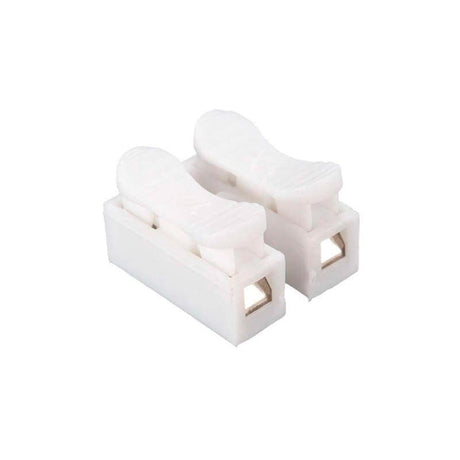 Conector rápido ideal para la conexión rápida de 2 cables de sección desde 0.5 hasta 2,5 mm2.