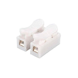 Conector rápido ideal para la conexión rápida de 2 cables de sección desde 0.5 hasta 2,5 mm2.