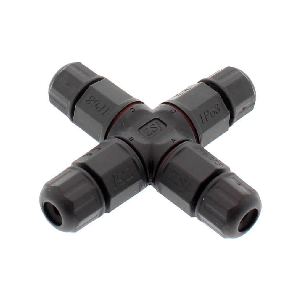 Conector IP68, 100mm, Ø10-6mm, 3 cables 0.5-2.5mm2, 16A ideal para la conexión de cables de sección desde 0.5 hasta 2,5 mm2.