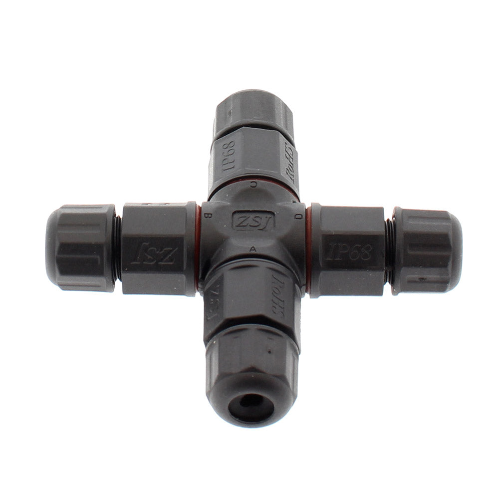 Conector IP68, 100mm, Ø10-6mm, 3 cables 0.5-2.5mm2, 16A ideal para la conexión de cables de sección desde 0.5 hasta 2,5 mm2.
