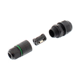 Conector I IP67, 60mm, Ø7-4mm, 3 cables 0.5-1.5mm2, 10A. ideal para la conexión de cables de sección desde 0.5 hasta 1,5 mm2.