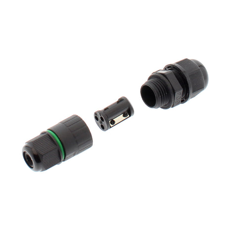 Conector I IP67, 60mm, Ø7-4mm, 3 cables 0.5-1.5mm2, 10A. ideal para la conexión de cables de sección desde 0.5 hasta 1,5 mm2.