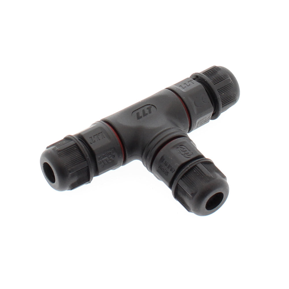 Conector IP67, 80mm, Ø7-4mm, 3 cables 0.5-2.5mm2, 16A ideal para la conexión de cables de sección desde 0.5 hasta 2,5 mm2.