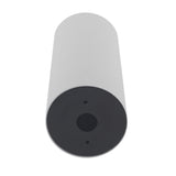 Florón redondo blanco, Ø100x260mm