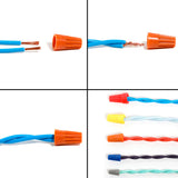 10 unidades de conectores para cables 0.3-1mm2 flexibles.