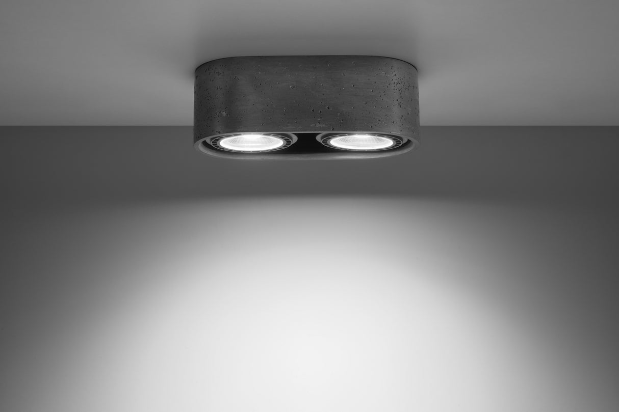 Luminaria de hormigón BASIC 2, AR111 GU10