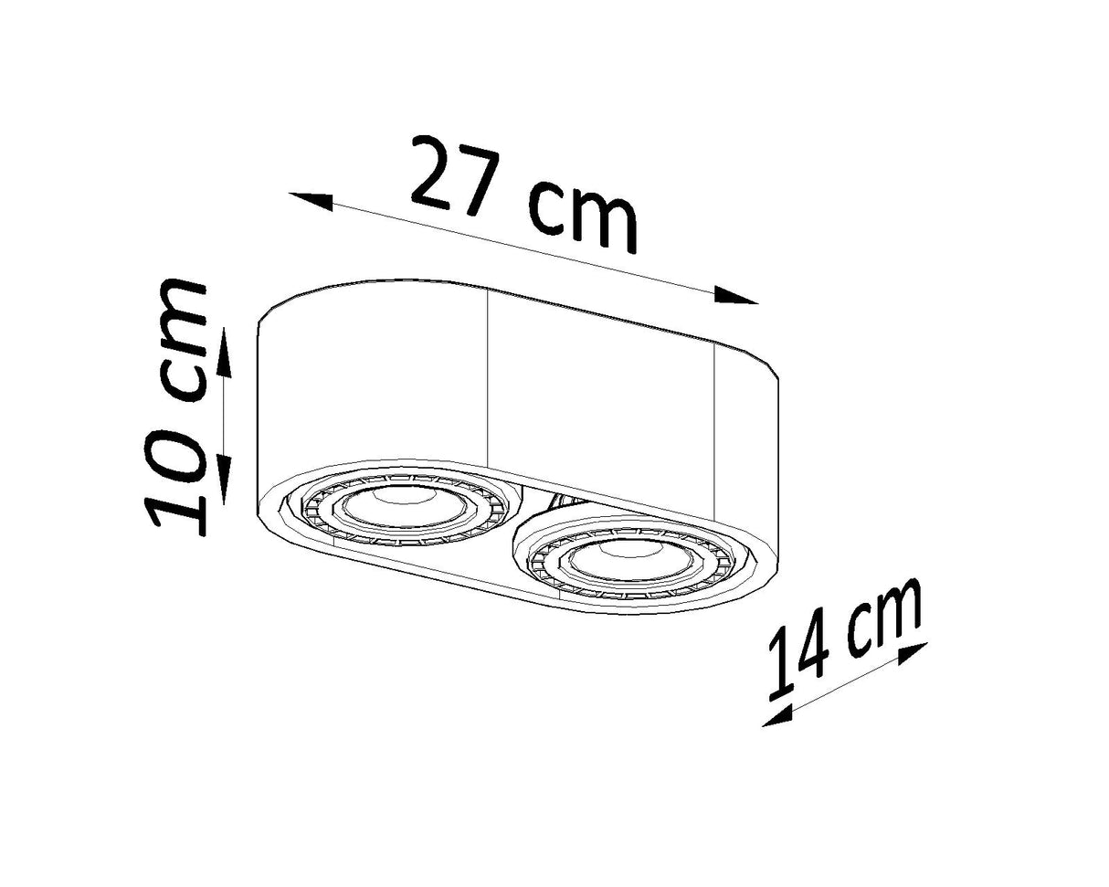 Luminaria de Madera BASIC 2, GU10