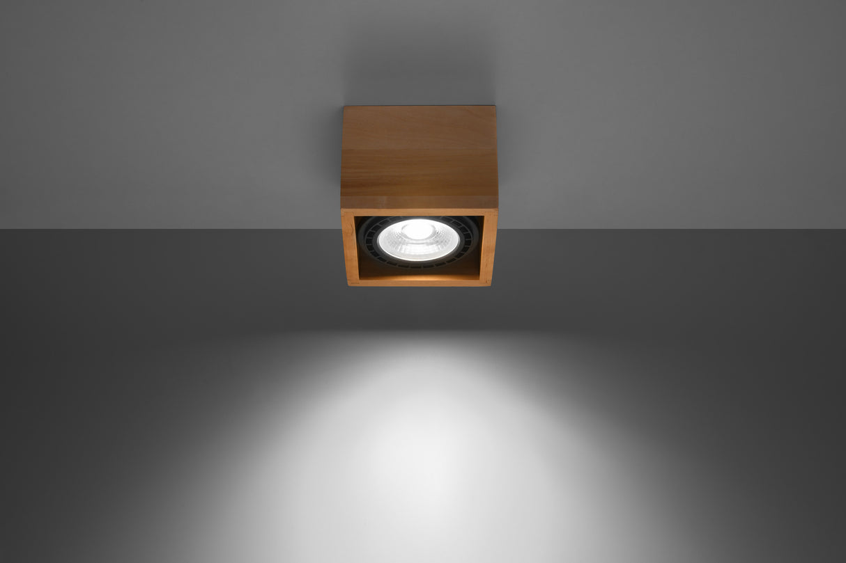 Luminaria de Madera QUATRO 1, GU10