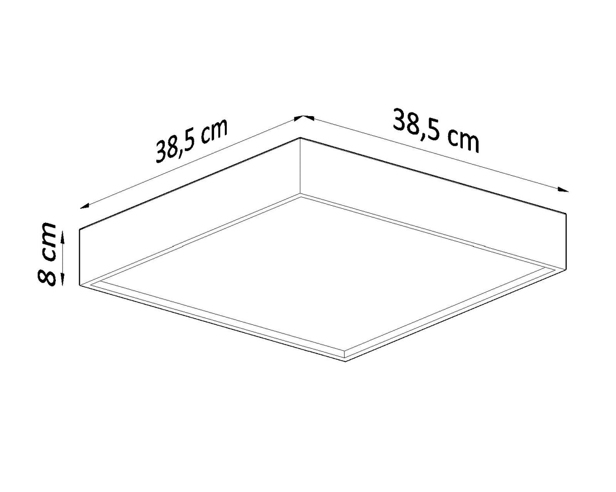 Plafon de MADERA 385 roble, E27