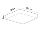 Plafon de MADERA 385 roble, E27
