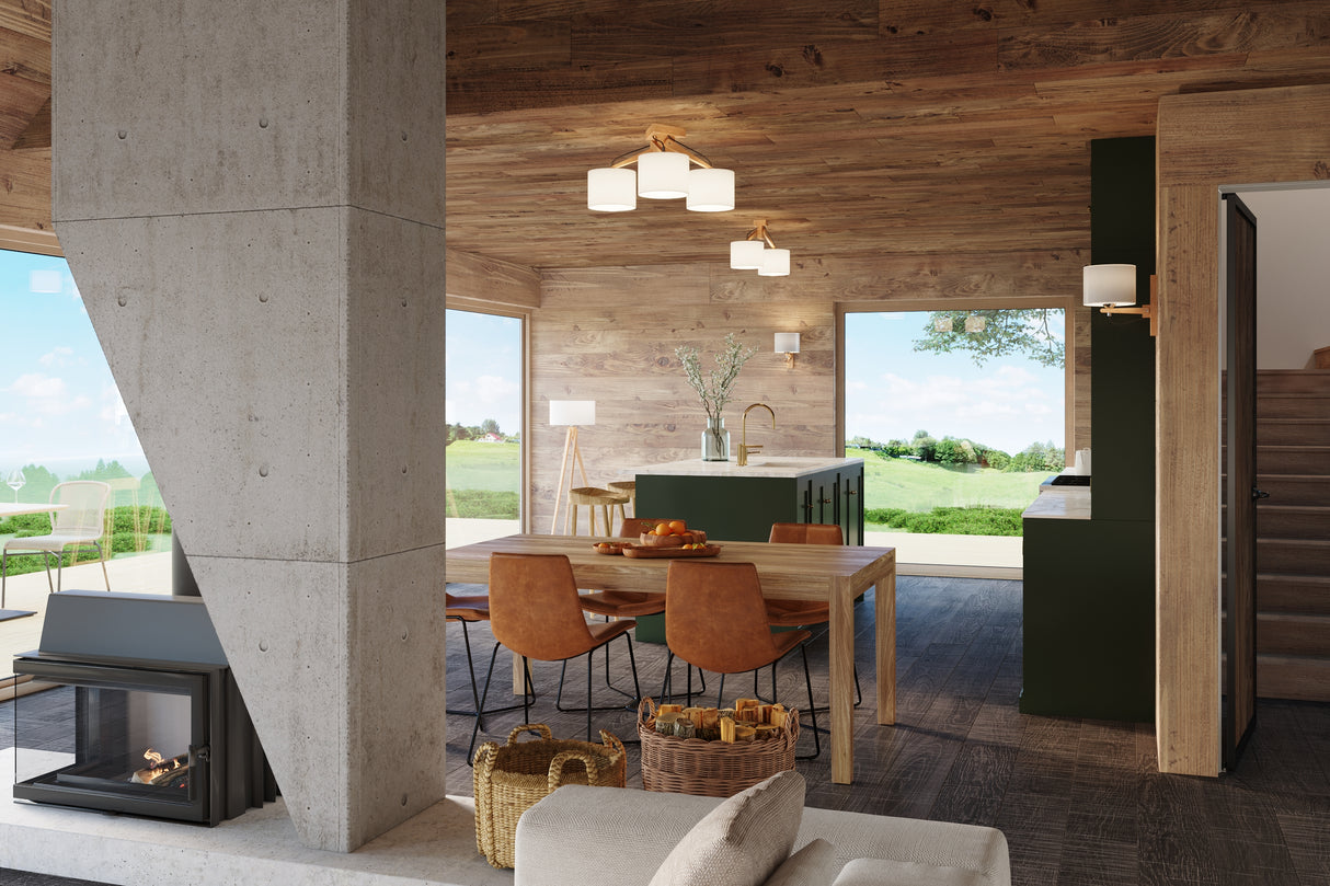 Aplique de pared LEGNO, E27