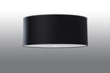 Aplique de techo OTTO 70, negro, E27