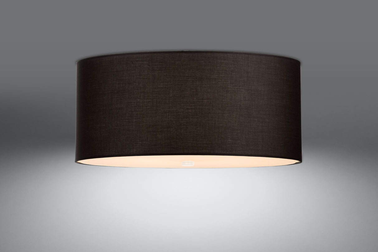 Aplique de techo OTTO 70, negro, E27