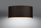 Aplique de techo OTTO 70, negro, E27