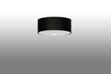 Aplique para techo SKALA 30 negro, E27