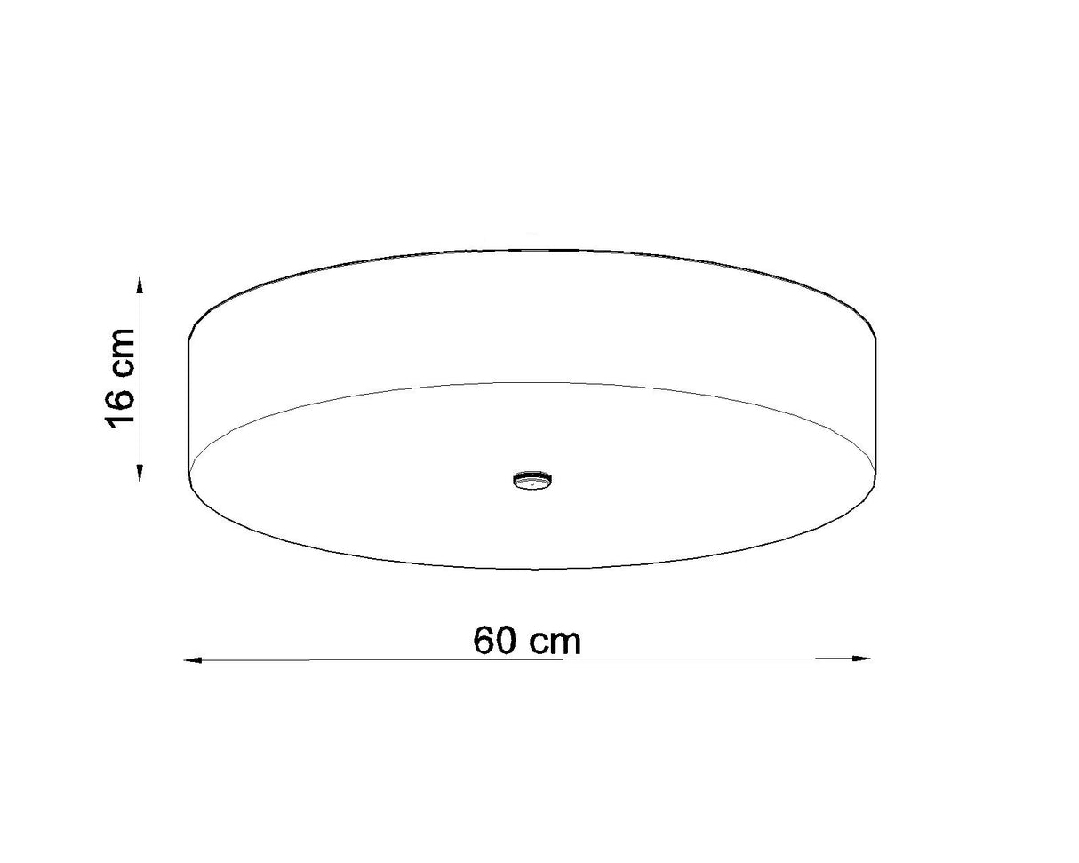 Aplique para techo SKALA 60 blanco, E27