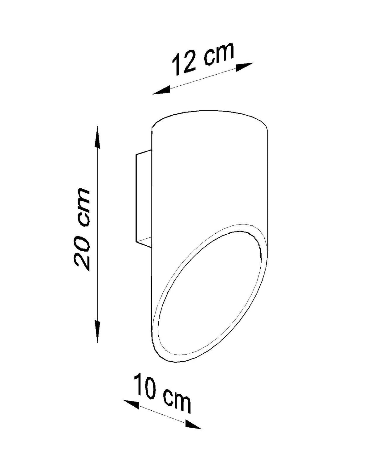 Aplique de pared PENNE 20 blanco, G9
