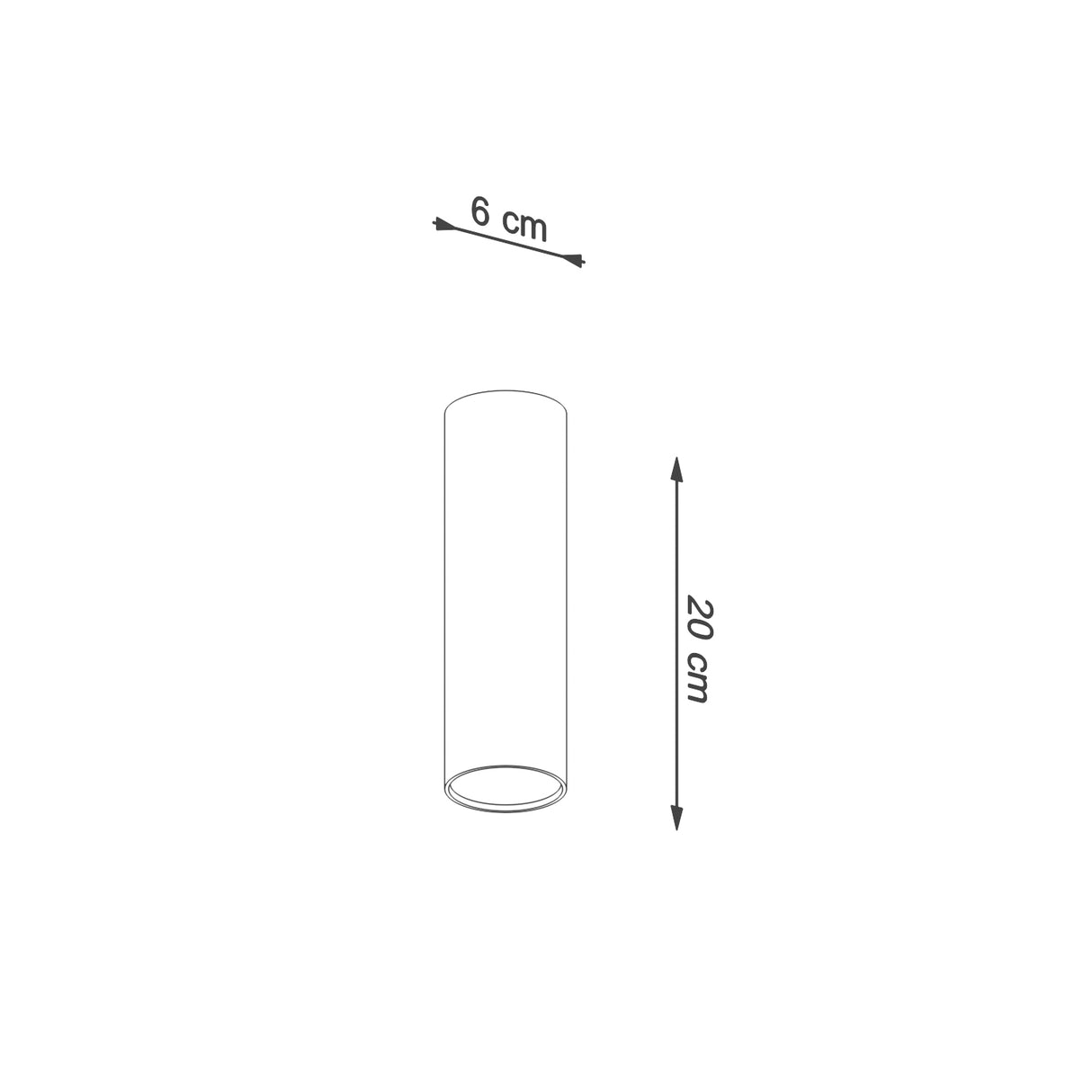 Aplique de techo LAGOS 20 blanco, GU10