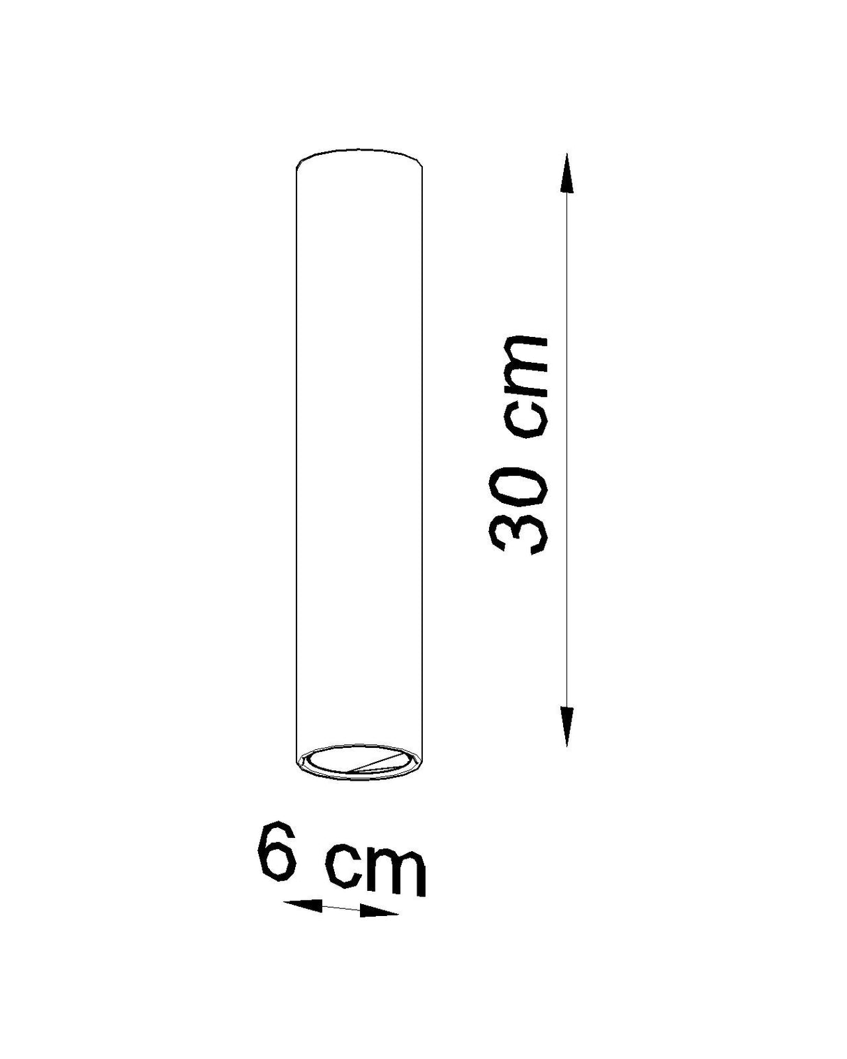 Aplique de techo LAGOS 30 blanco, GU10